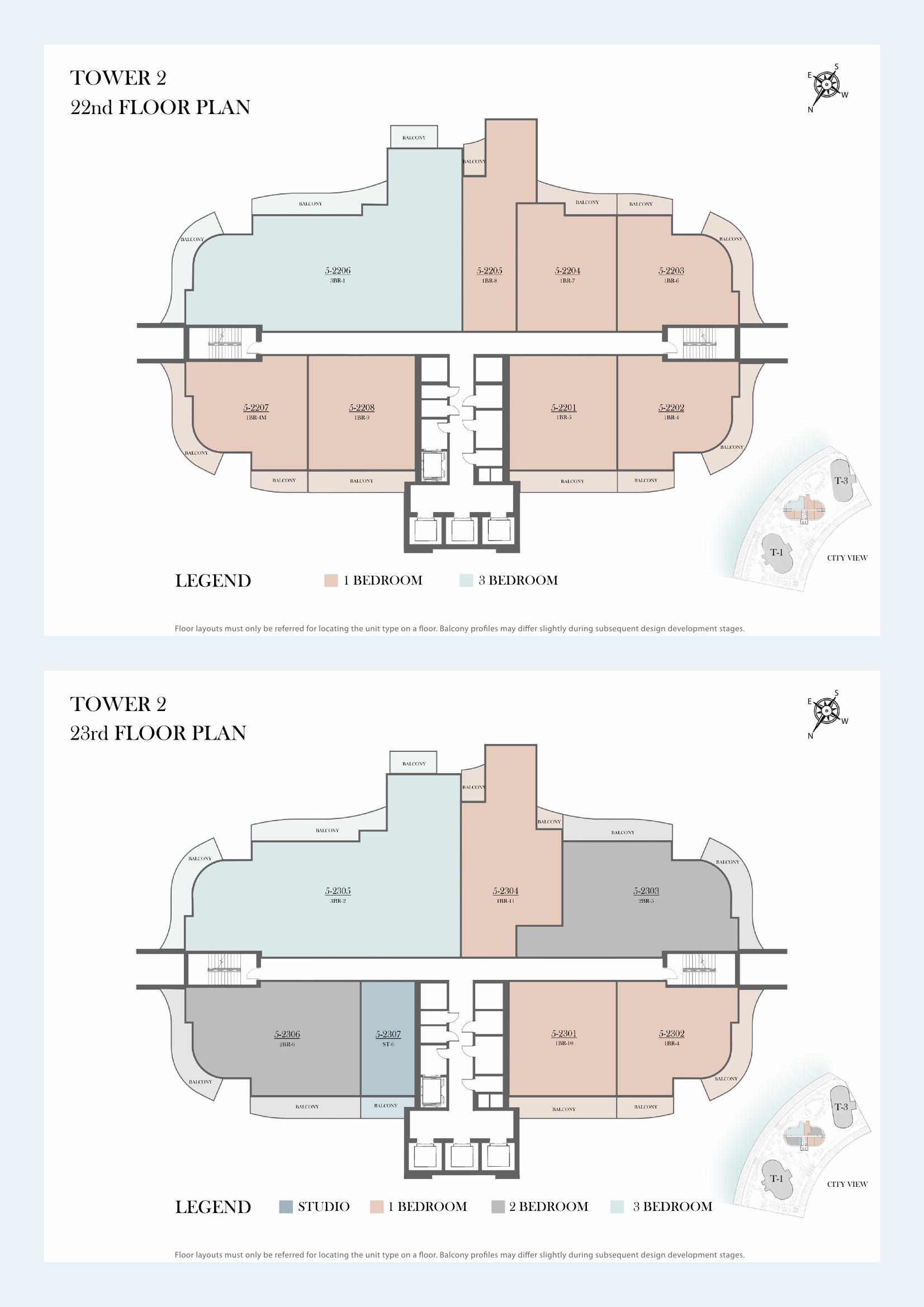Radisson Residences - Tower 2 23rd Floor plan