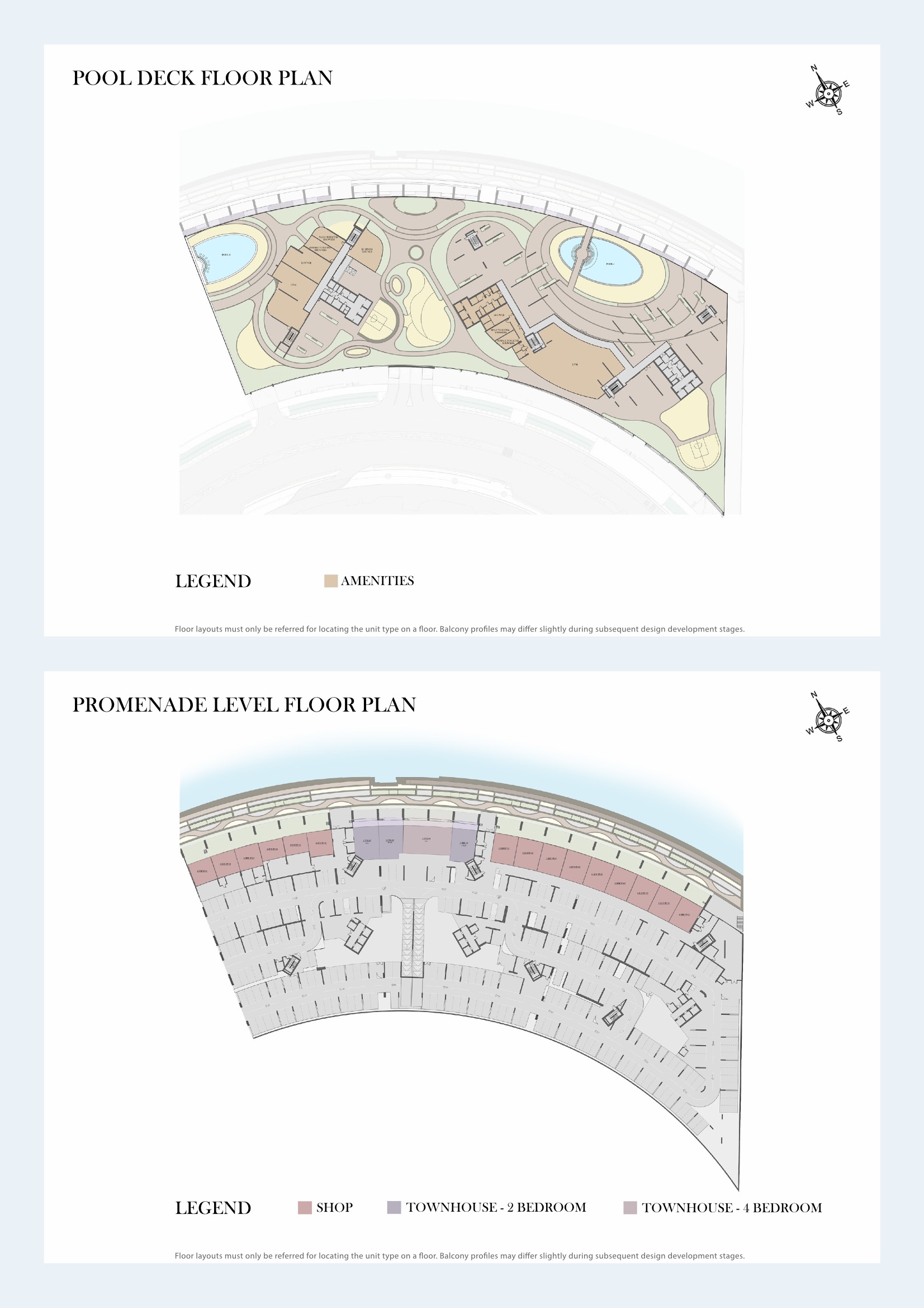 Radisson Residences - Pool Deck & Promenade Floor Plan